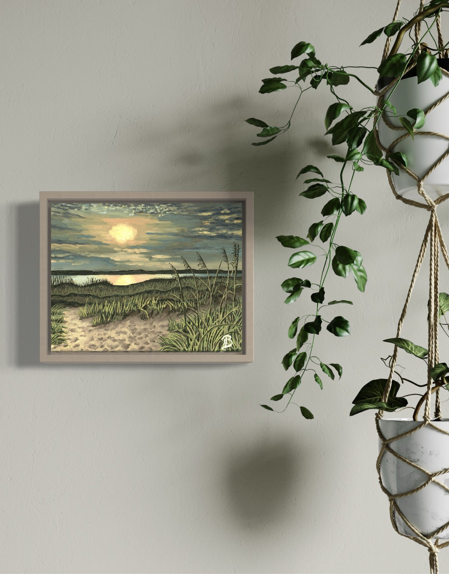 South End Sunset (Unstretched Canvas)