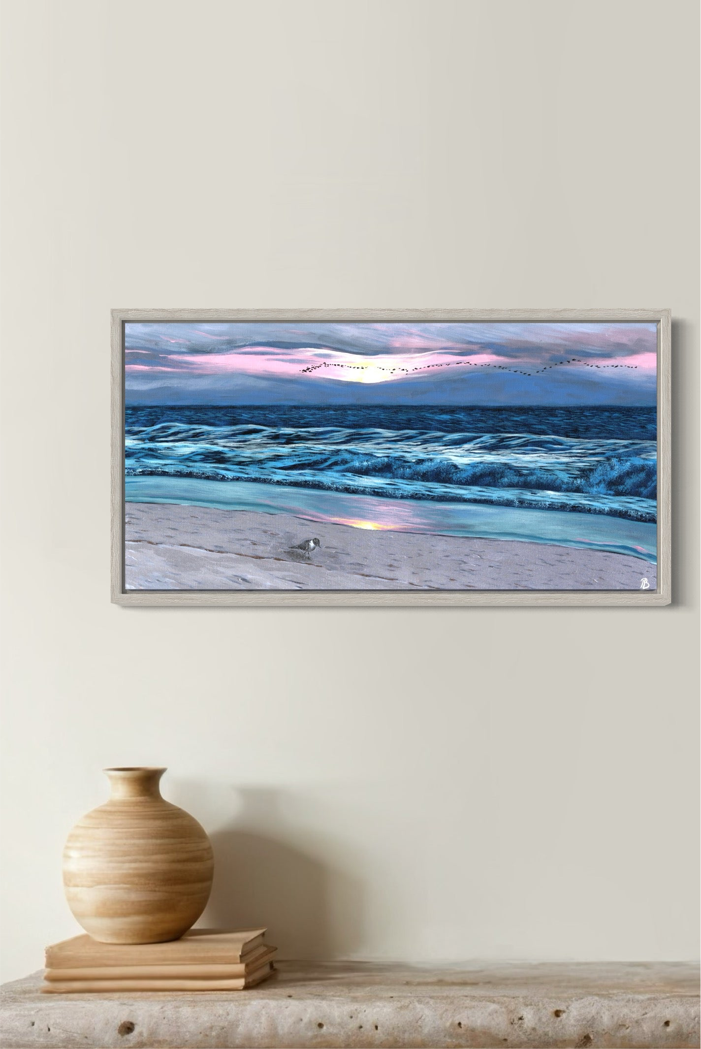 Wrightsville Beach Sunrise (Unstretched Canvas)