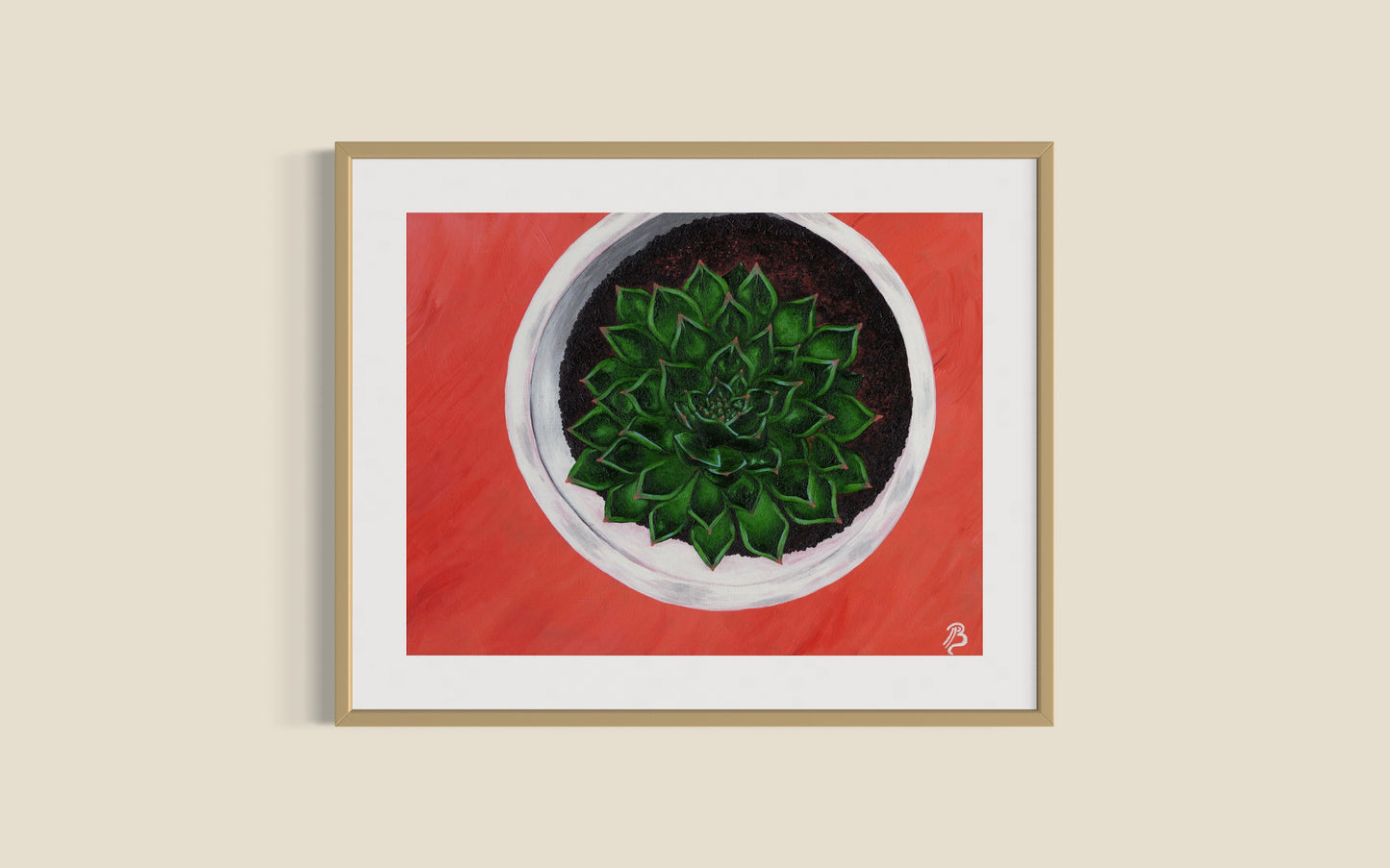 Succulent (Unstretched Canvas)