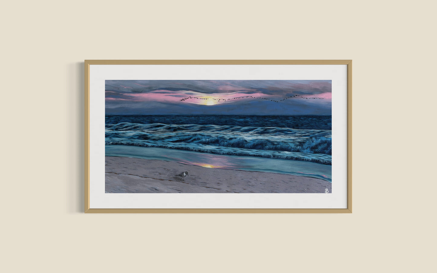 Wrightsville Beach Sunrise (Unstretched Canvas)