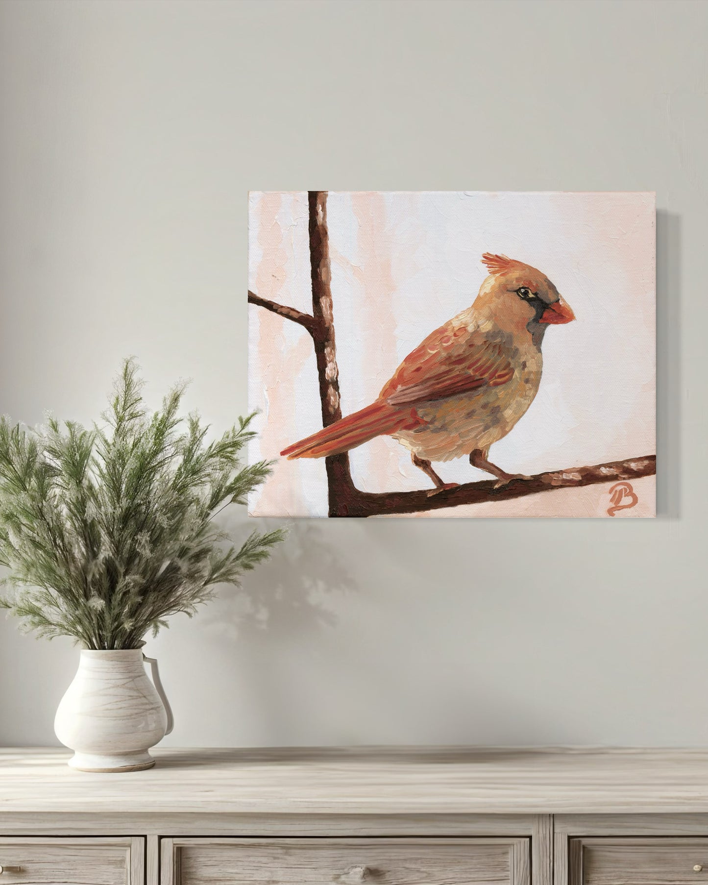 November Cardinal (Fine Art Paper)