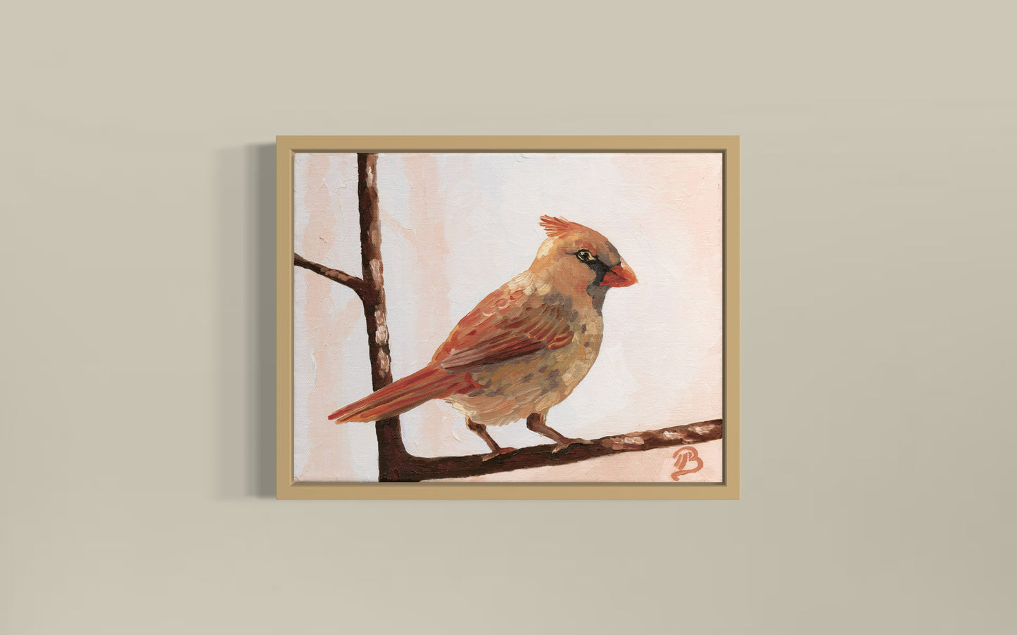 November Cardinal (Fine Art Paper)