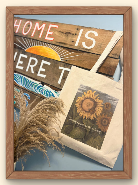 Sunflower Field Tote
